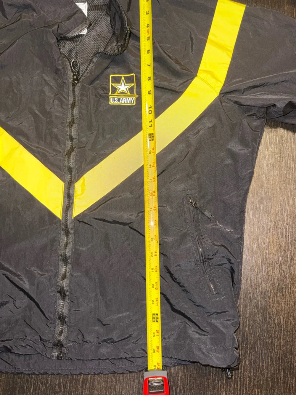 US Army APFU Training Jacket Nylon Jacket Made in USA Size L